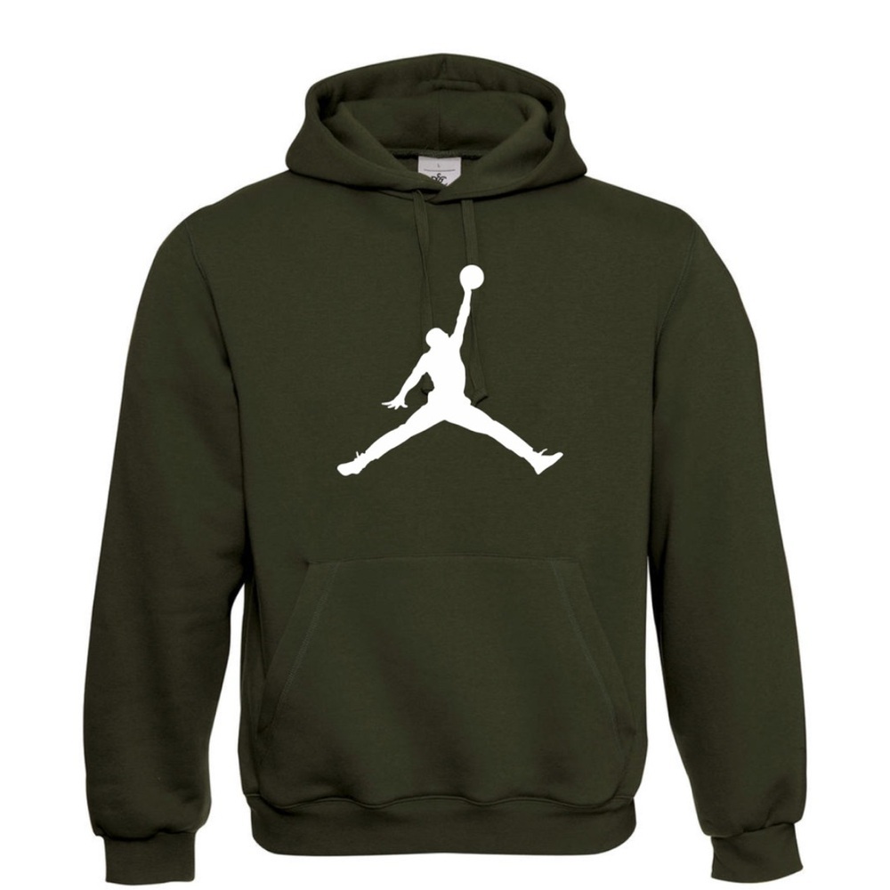 Jordan Olive Green Slam Dunk Hooded Sweatshirt- XL_ NWT